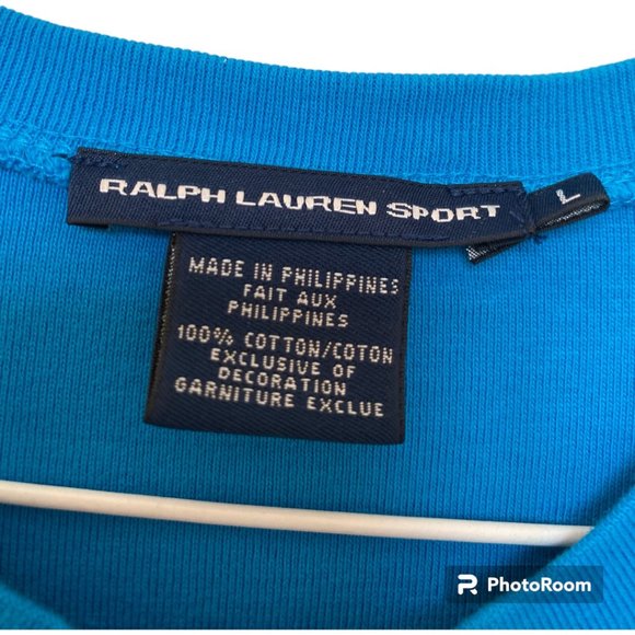 Ladies' Ralph Lauren Crewneck Sport Tee, Size:  Large - Picture 2 of 3